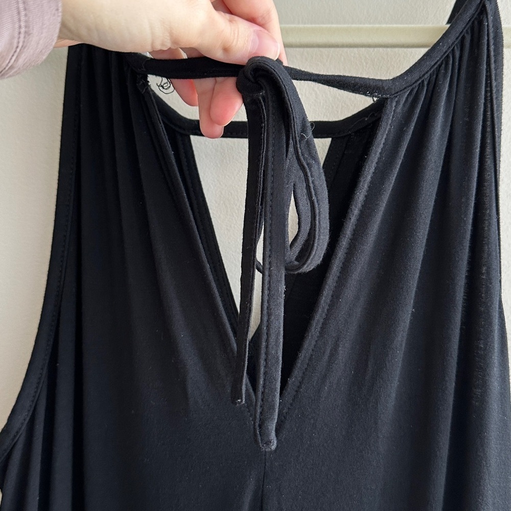 Jack Women’s Black Stretch Jumpsuit, Size Large - Picture 7 of 16